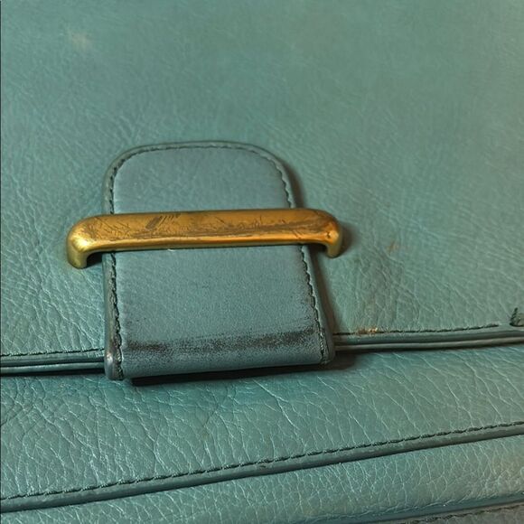 Fossil Green Tatum Crossbody Purse and Gray Madison Clutch Wallet Set - Picture 8 of 16